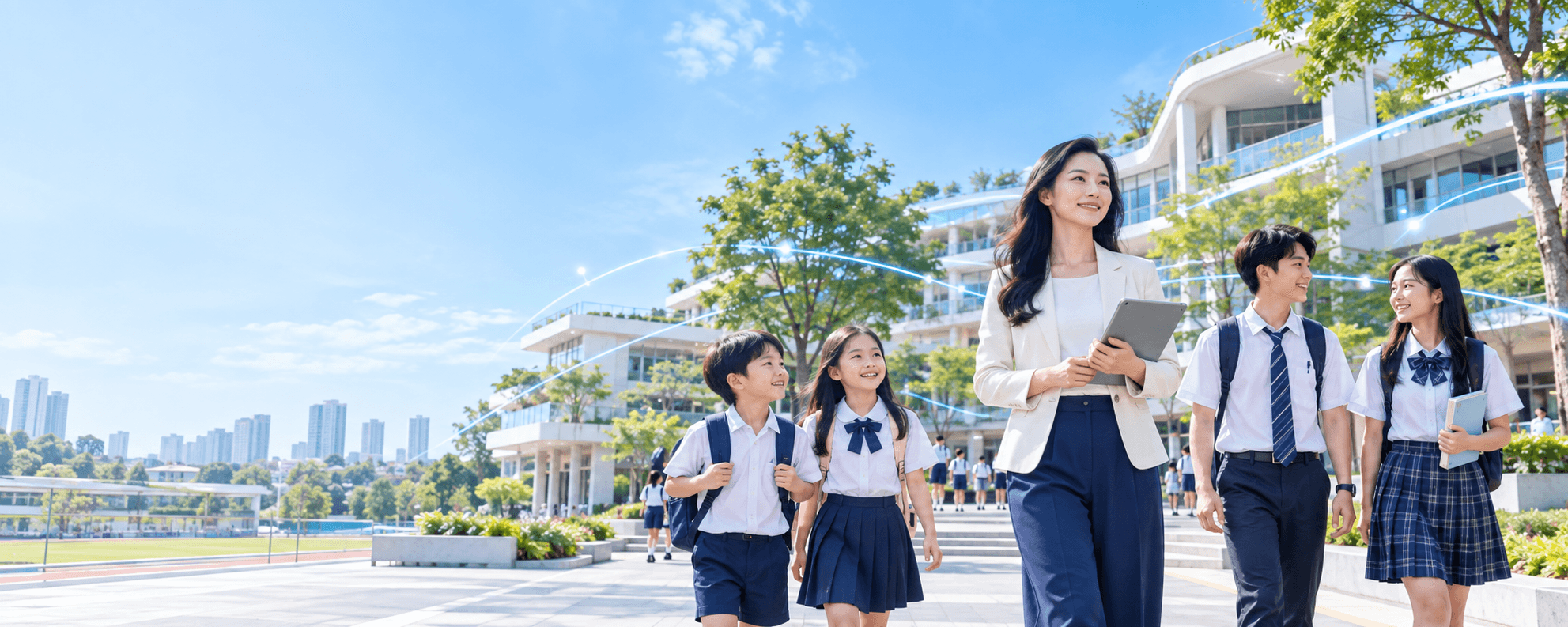 Khuôn viên trường học hiện đại và cộng đồng giáo dục Việt Nam